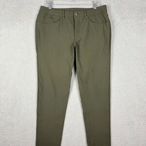 Lululemon Pants Men’s Dark Olive ABC Slim Warpstreme